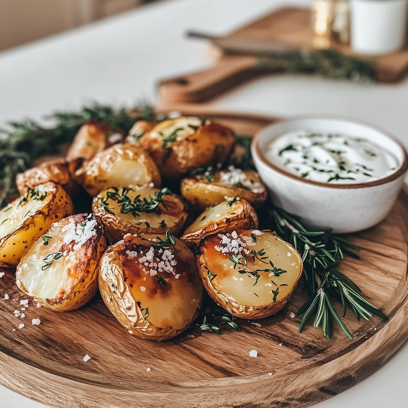 Ofenkartoffeln mit Kräuterquark Bild
