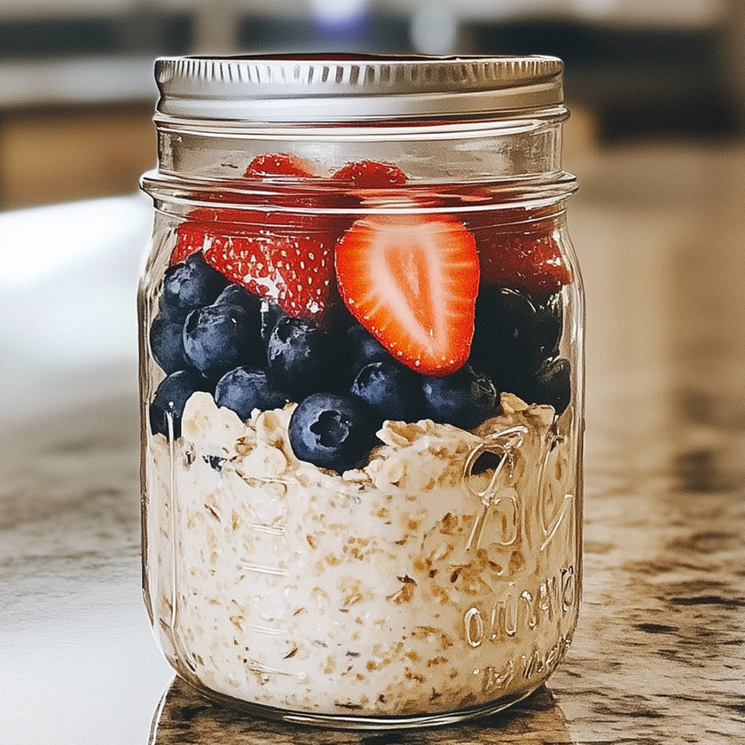 Overnight-Oats mit Beeren Bild